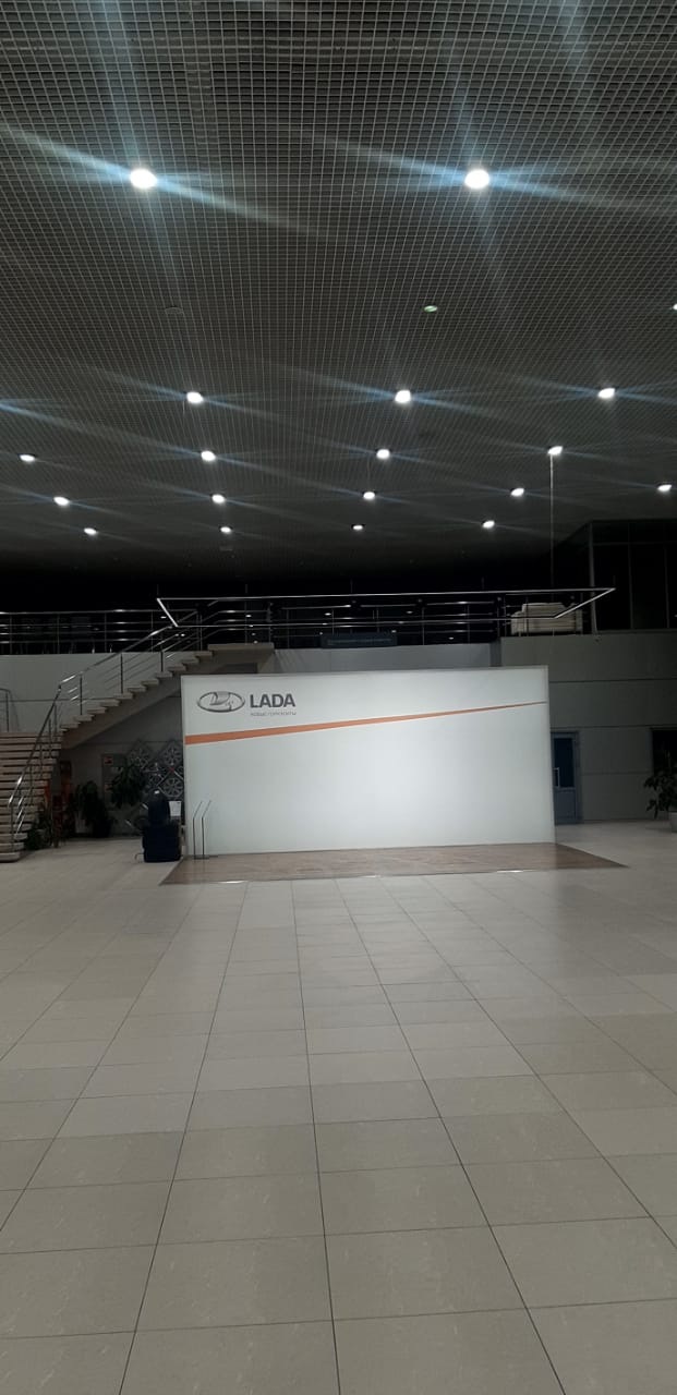 Освещение автосалона LADA «АЗИЯ АВТО»