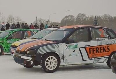 Айдар Нуриев, спонсором которого выступает ООО «ТД «ФЕРЕКC» - Айдар Нуриев - победитель зимних трековых гонок на автодроме «Усады»