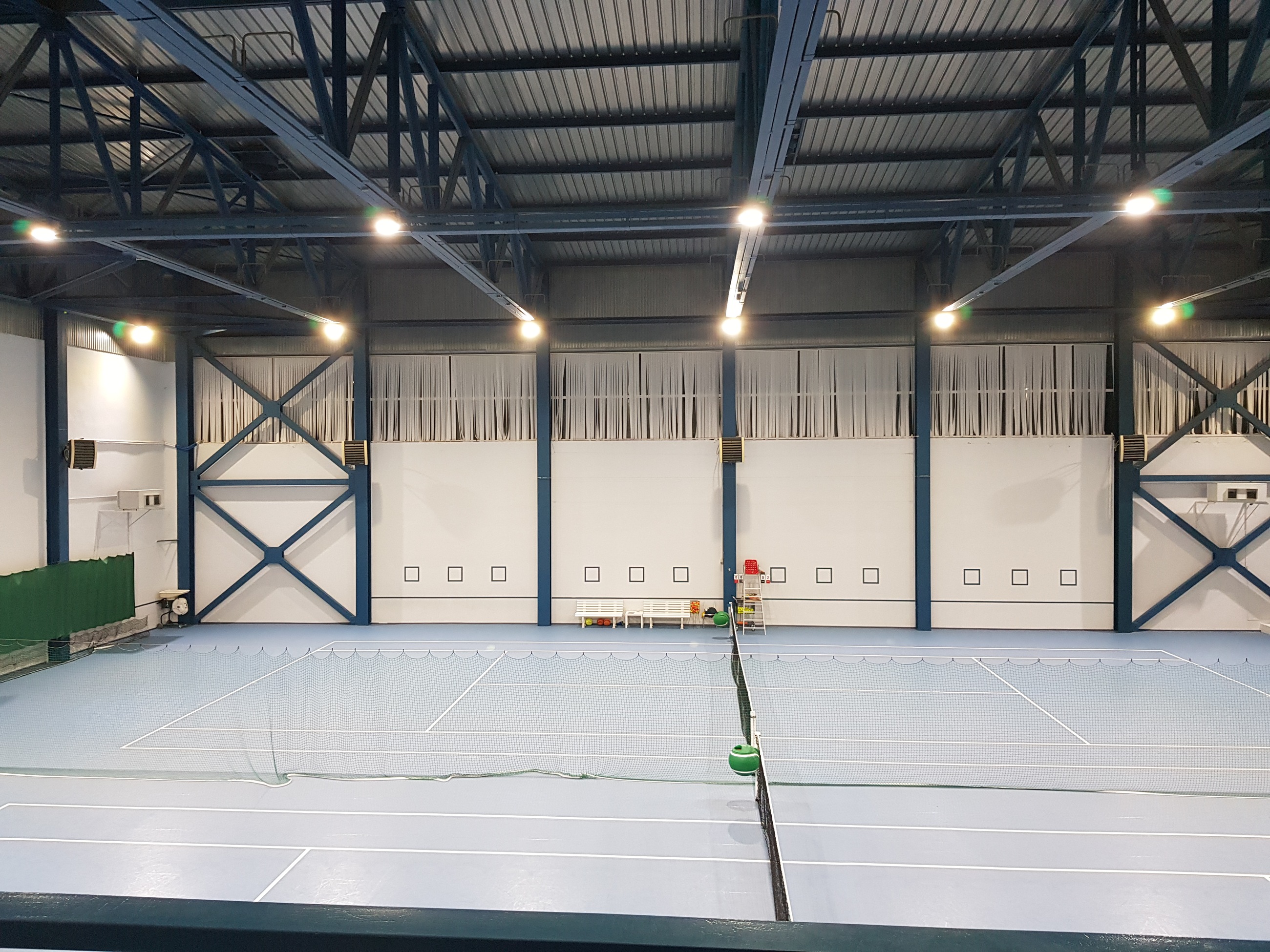 Модернизация освещения теннисного корта